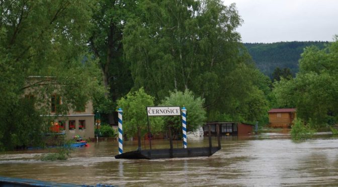 Povodně červen 2013 Dolní Černošice